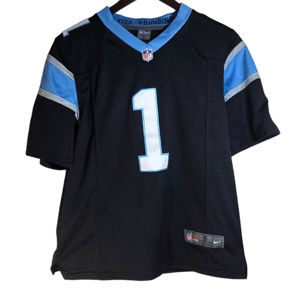 Nike Other - NFL Nike North Carolina Panthers Cam Newton #1 Black Team Football Game Jersey